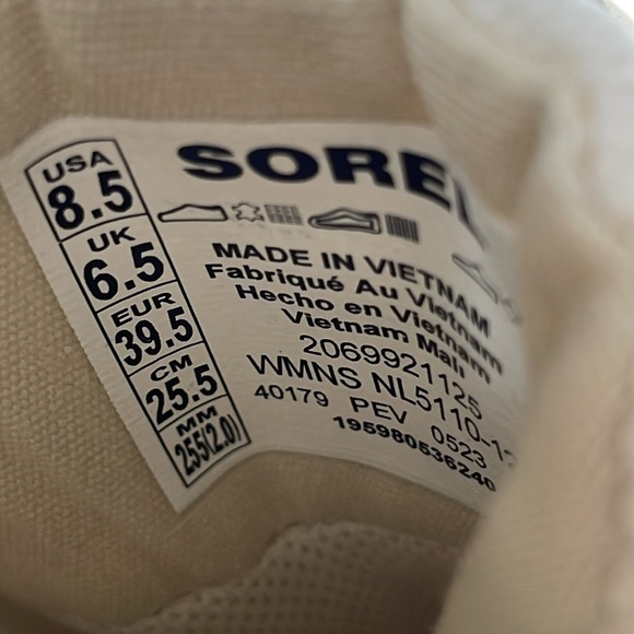 NEW Sorel Out N About 3 Low Sneakers Canvas - Picture 8 of 9